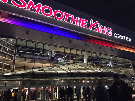 Smoothie center - Smoothie King Center. An ASM Global Managed Facility; Ada Services; Superdome Facebook; Superdome Twitter; Superdome YouTube Videos; Superdome Instagram Photos; General Inquires: 1-800-756-7074 or 1-504-587-3663 . Events and Tickets. Event Calendar; New Orleans Pelicans ...